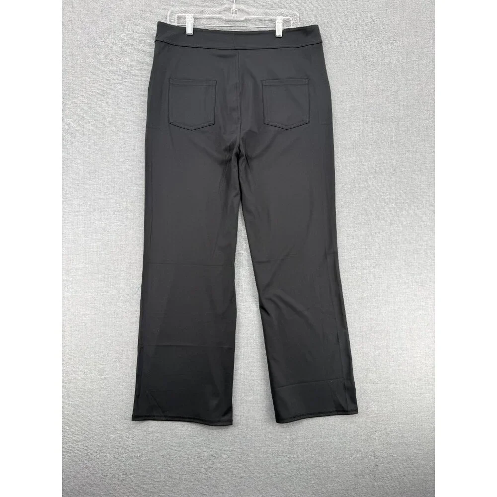 JEKAOYI Casual High Waist Yoga Flare Leg Pants Stretchy Womans 2XL 27" NWT - Picture 2 of 8